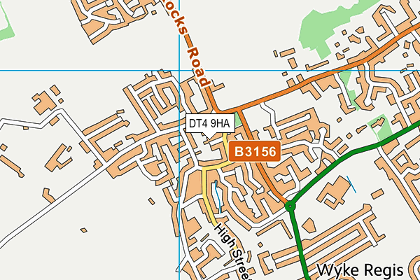 DT4 9HA map - OS VectorMap District (Ordnance Survey) DT4 9HA map - OS VectorMap District (Ordnance Survey)