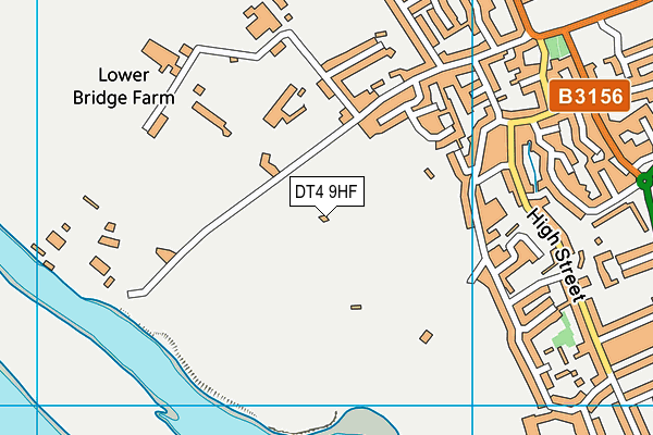 DT4 9HF map - OS VectorMap District (Ordnance Survey) DT4 9HF map - OS VectorMap District (Ordnance Survey)