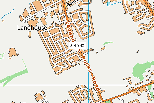 DT4 9HX map - OS VectorMap District (Ordnance Survey) DT4 9HX map - OS VectorMap District (Ordnance Survey)