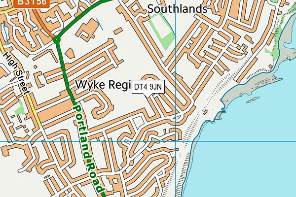 DT4 9JN map - OS VectorMap District (Ordnance Survey) DT4 9JN map - OS VectorMap District (Ordnance Survey)