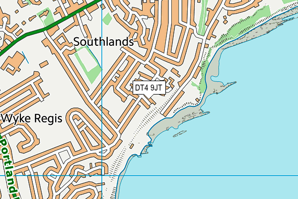 DT4 9JT map - OS VectorMap District (Ordnance Survey) DT4 9JT map - OS VectorMap District (Ordnance Survey)