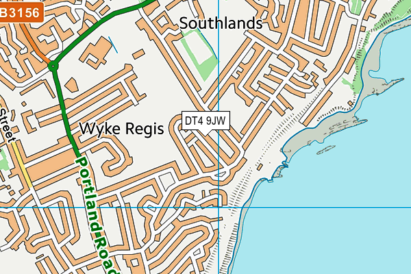 DT4 9JW map - OS VectorMap District (Ordnance Survey) DT4 9JW map - OS VectorMap District (Ordnance Survey)