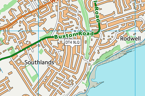 DT4 9LQ map - OS VectorMap District (Ordnance Survey) DT4 9LQ map - OS VectorMap District (Ordnance Survey)