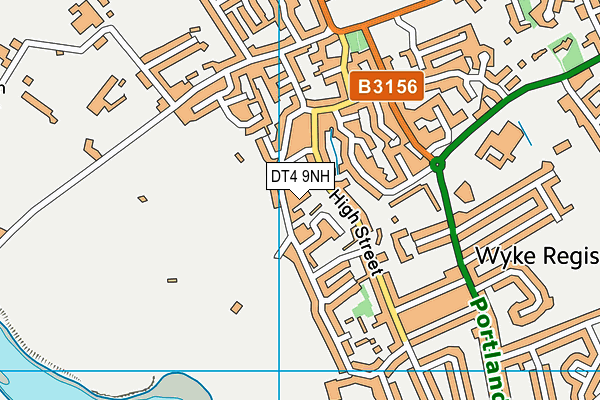 DT4 9NH map - OS VectorMap District (Ordnance Survey) DT4 9NH map - OS VectorMap District (Ordnance Survey)