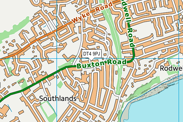 DT4 9PJ map - OS VectorMap District (Ordnance Survey) DT4 9PJ map - OS VectorMap District (Ordnance Survey)