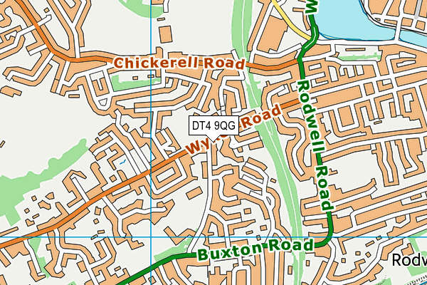 DT4 9QG map - OS VectorMap District (Ordnance Survey) DT4 9QG map - OS VectorMap District (Ordnance Survey)