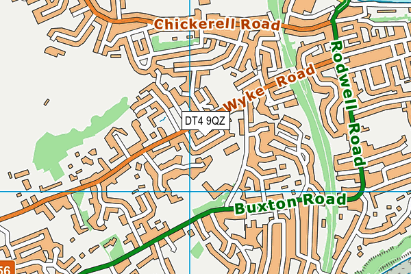 DT4 9QZ map - OS VectorMap District (Ordnance Survey) DT4 9QZ map - OS VectorMap District (Ordnance Survey)