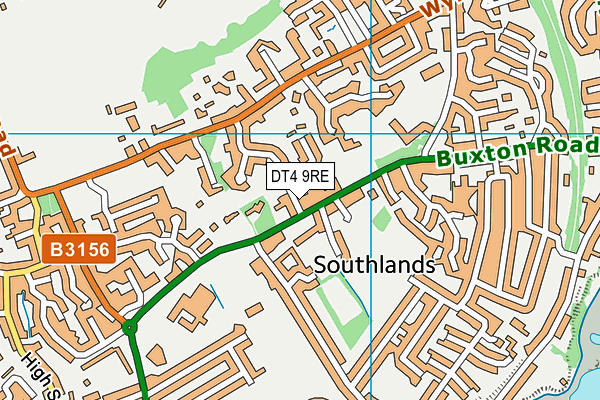 DT4 9RE map - OS VectorMap District (Ordnance Survey) DT4 9RE map - OS VectorMap District (Ordnance Survey)