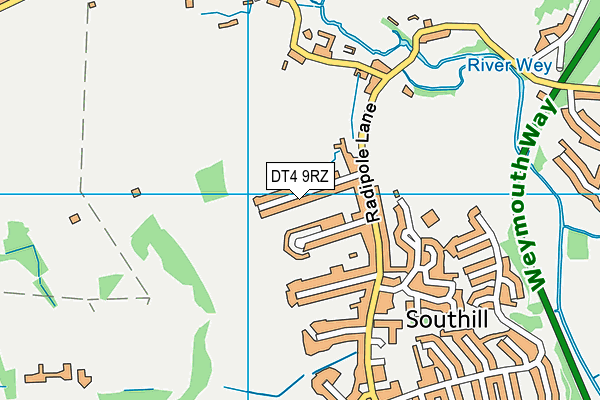 DT4 9RZ map - OS VectorMap District (Ordnance Survey) DT4 9RZ map - OS VectorMap District (Ordnance Survey)