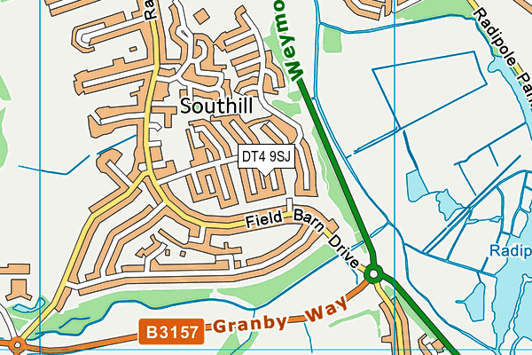 DT4 9SJ map - OS VectorMap District (Ordnance Survey) DT4 9SJ map - OS VectorMap District (Ordnance Survey)