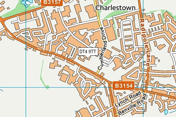 DT4 9TT map - OS VectorMap District (Ordnance Survey) DT4 9TT map - OS VectorMap District (Ordnance Survey)