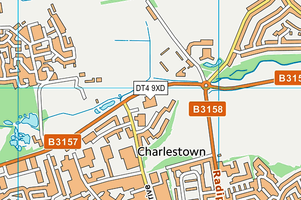 DT4 9XD map - OS VectorMap District (Ordnance Survey) DT4 9XD map - OS VectorMap District (Ordnance Survey)