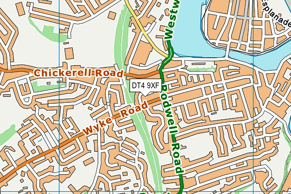 DT4 9XF map - OS VectorMap District (Ordnance Survey) DT4 9XF map - OS VectorMap District (Ordnance Survey)