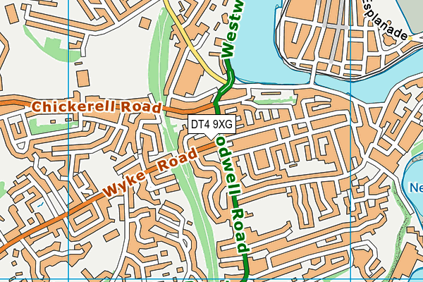 DT4 9XG map - OS VectorMap District (Ordnance Survey) DT4 9XG map - OS VectorMap District (Ordnance Survey)