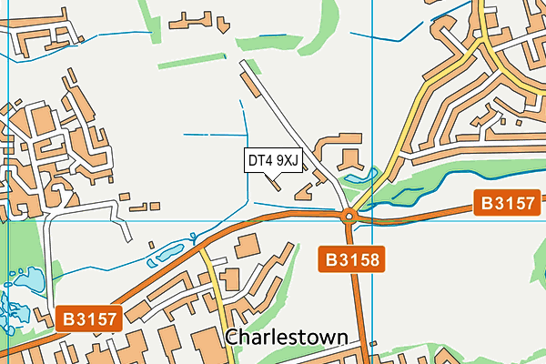 DT4 9XJ map - OS VectorMap District (Ordnance Survey) DT4 9XJ map - OS VectorMap District (Ordnance Survey)