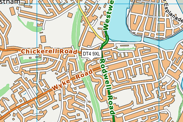 DT4 9XL map - OS VectorMap District (Ordnance Survey) DT4 9XL map - OS VectorMap District (Ordnance Survey)