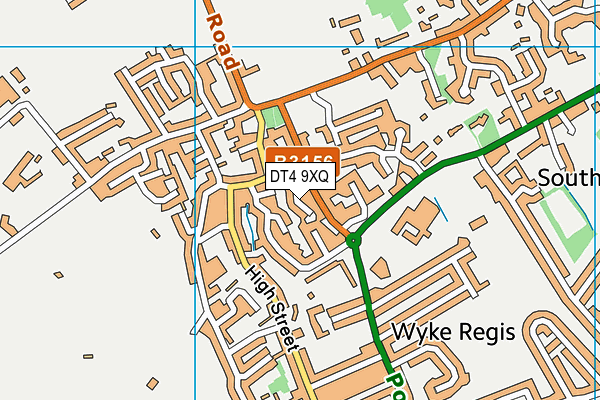 DT4 9XQ map - OS VectorMap District (Ordnance Survey) DT4 9XQ map - OS VectorMap District (Ordnance Survey)