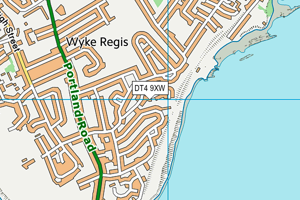 DT4 9XW map - OS VectorMap District (Ordnance Survey) DT4 9XW map - OS VectorMap District (Ordnance Survey)