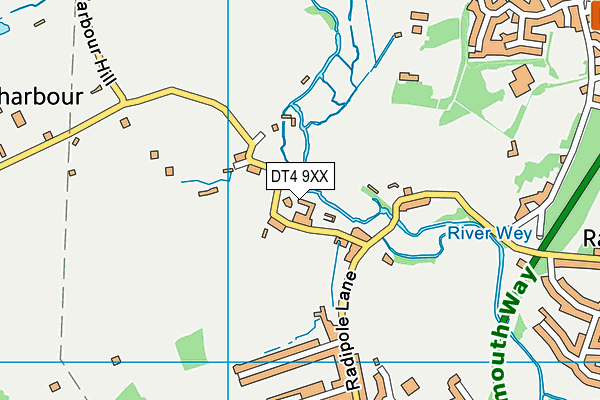 DT4 9XX map - OS VectorMap District (Ordnance Survey) DT4 9XX map - OS VectorMap District (Ordnance Survey)
