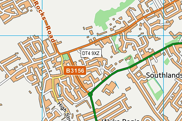 DT4 9XZ map - OS VectorMap District (Ordnance Survey) DT4 9XZ map - OS VectorMap District (Ordnance Survey)