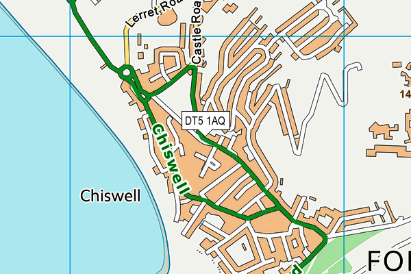 DT5 1AQ map - OS VectorMap District (Ordnance Survey)