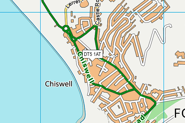 DT5 1AT map - OS VectorMap District (Ordnance Survey)