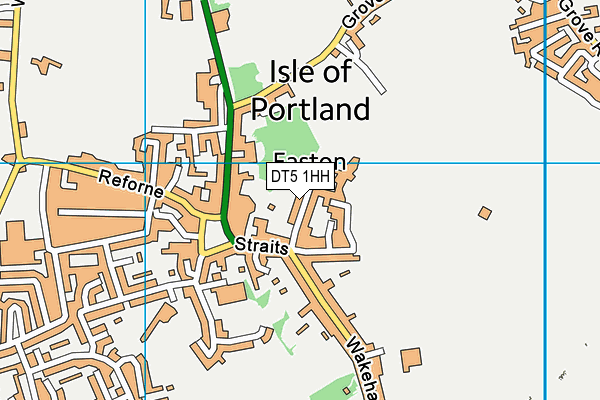 DT5 1HH map - OS VectorMap District (Ordnance Survey)
