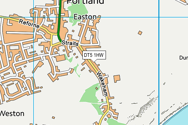 DT5 1HW map - OS VectorMap District (Ordnance Survey) DT5 1HW map - OS VectorMap District (Ordnance Survey)