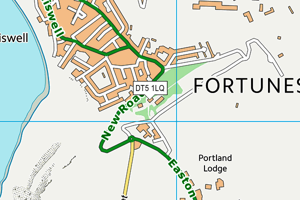 DT5 1LQ map - OS VectorMap District (Ordnance Survey)