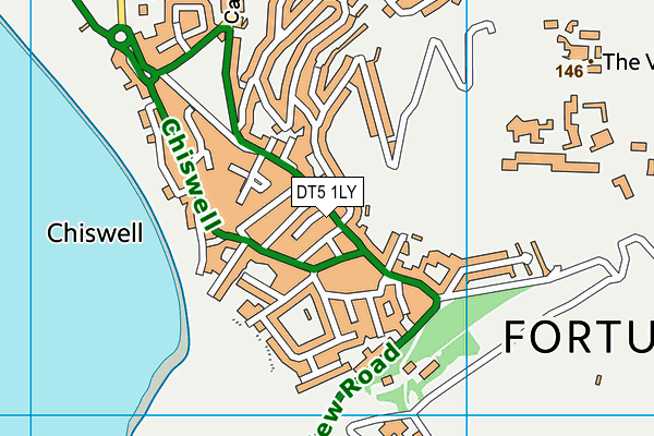 DT5 1LY map - OS VectorMap District (Ordnance Survey)