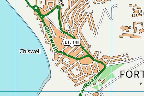 DT5 1NH map - OS VectorMap District (Ordnance Survey)