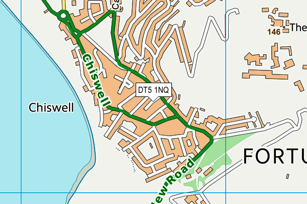 DT5 1NQ map - OS VectorMap District (Ordnance Survey)
