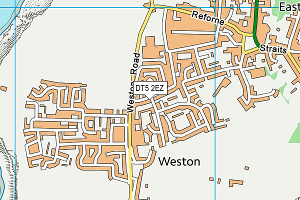 DT5 2EZ map - OS VectorMap District (Ordnance Survey) DT5 2EZ map - OS VectorMap District (Ordnance Survey)