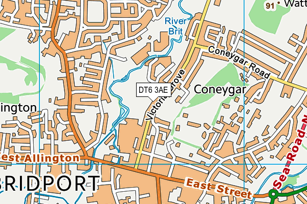 DT6 3AE map - OS VectorMap District (Ordnance Survey) DT6 3AE map - OS VectorMap District (Ordnance Survey)