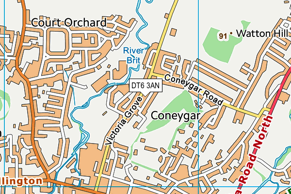 DT6 3AN map - OS VectorMap District (Ordnance Survey) DT6 3AN map - OS VectorMap District (Ordnance Survey)