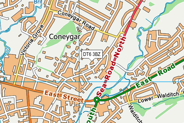 DT6 3BZ map - OS VectorMap District (Ordnance Survey) DT6 3BZ map - OS VectorMap District (Ordnance Survey)