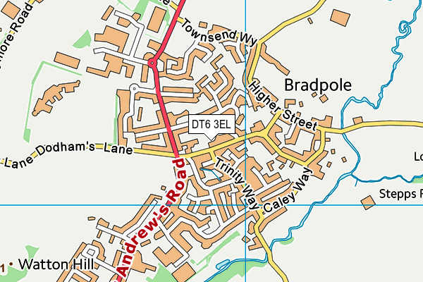 DT6 3EL map - OS VectorMap District (Ordnance Survey) DT6 3EL map - OS VectorMap District (Ordnance Survey)