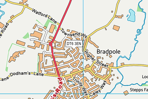 DT6 3EN map - OS VectorMap District (Ordnance Survey)