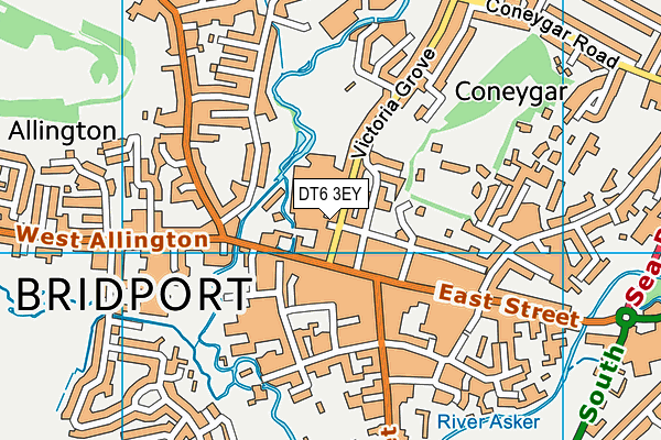 DT6 3EY map - OS VectorMap District (Ordnance Survey) DT6 3EY map - OS VectorMap District (Ordnance Survey)