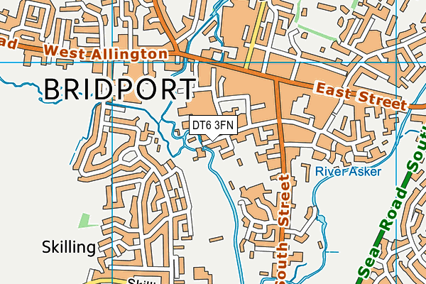 DT6 3FN map - OS VectorMap District (Ordnance Survey) DT6 3FN map - OS VectorMap District (Ordnance Survey)