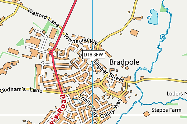DT6 3FW map - OS VectorMap District (Ordnance Survey) DT6 3FW map - OS VectorMap District (Ordnance Survey)