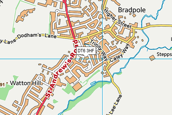 DT6 3HF map - OS VectorMap District (Ordnance Survey) DT6 3HF map - OS VectorMap District (Ordnance Survey)