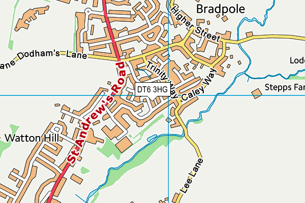 DT6 3HG map - OS VectorMap District (Ordnance Survey) DT6 3HG map - OS VectorMap District (Ordnance Survey)