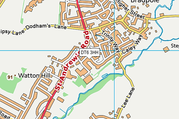 DT6 3HH map - OS VectorMap District (Ordnance Survey) DT6 3HH map - OS VectorMap District (Ordnance Survey)