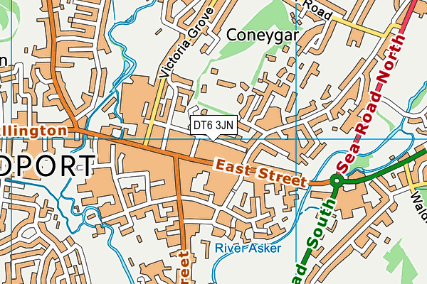 DT6 3JN map - OS VectorMap District (Ordnance Survey) DT6 3JN map - OS VectorMap District (Ordnance Survey)