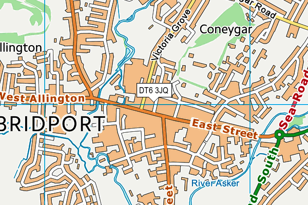 DT6 3JQ map - OS VectorMap District (Ordnance Survey) DT6 3JQ map - OS VectorMap District (Ordnance Survey)