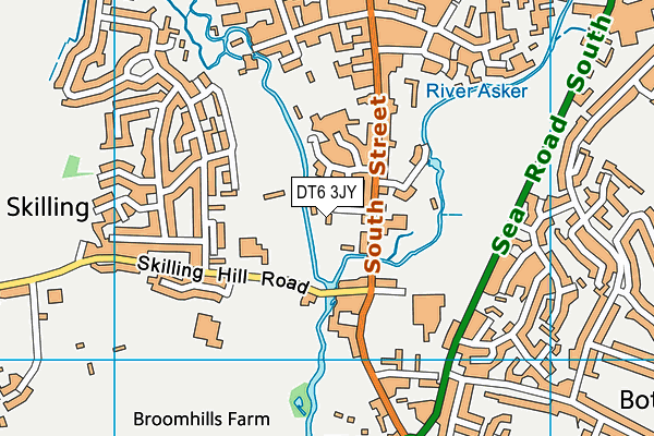 DT6 3JY map - OS VectorMap District (Ordnance Survey) DT6 3JY map - OS VectorMap District (Ordnance Survey)