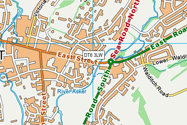 DT6 3LW map - OS VectorMap District (Ordnance Survey) DT6 3LW map - OS VectorMap District (Ordnance Survey)
