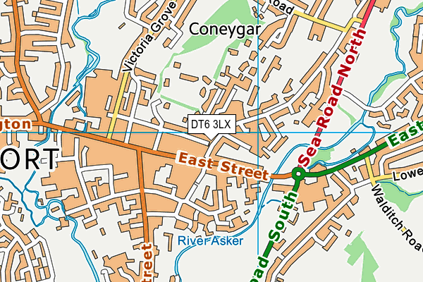 DT6 3LX map - OS VectorMap District (Ordnance Survey) DT6 3LX map - OS VectorMap District (Ordnance Survey)