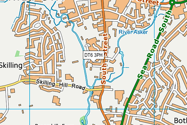 DT6 3PH map - OS VectorMap District (Ordnance Survey) DT6 3PH map - OS VectorMap District (Ordnance Survey)
